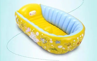 Baignoire bébé gonflable avec dossier et vidange – Petit Océan