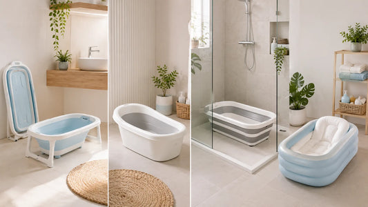Comparatif de différentes baignoires bébé gain de place adaptées aux petits espaces et appartements