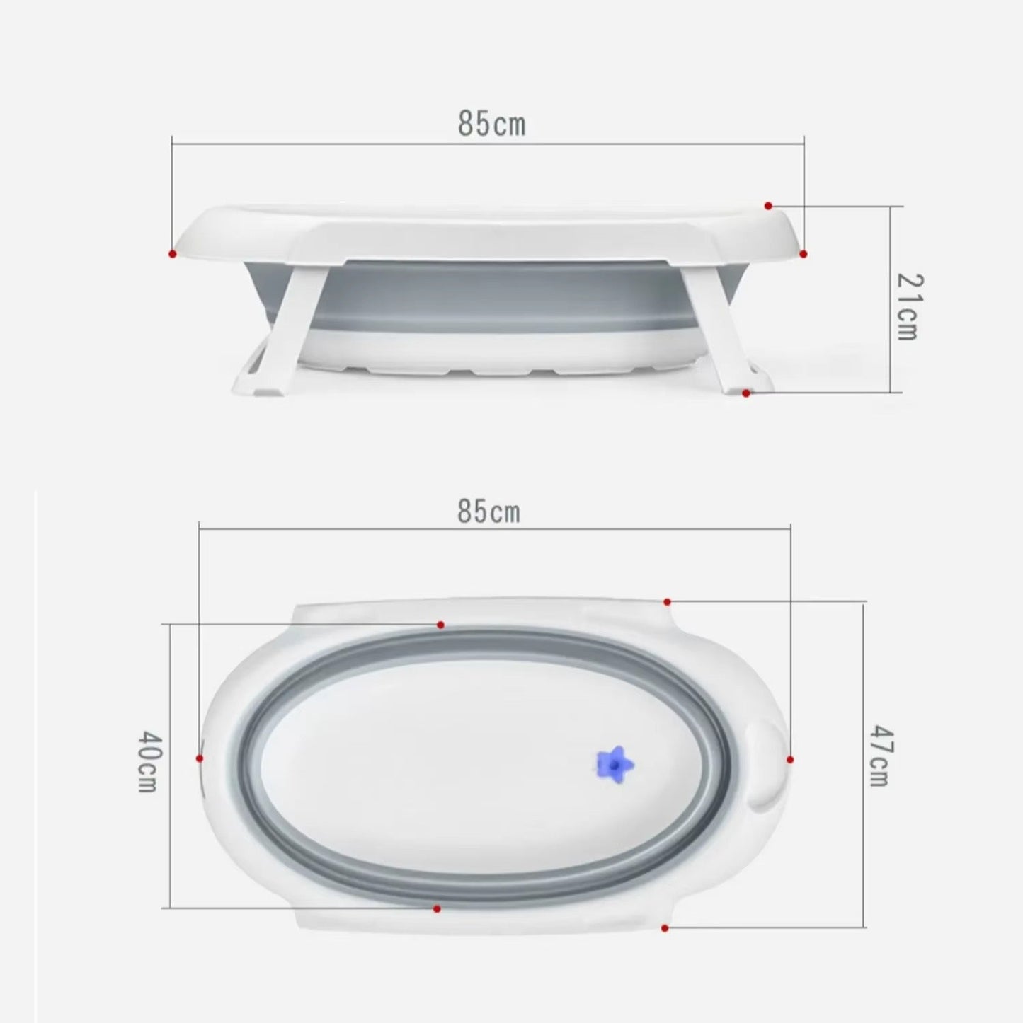 Dimensions baignoire bébé sans ses pied