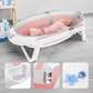  Baignoire bébé sur pied avec coussin rose
