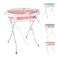 Ensemble de trois baignoires bébé sur pied