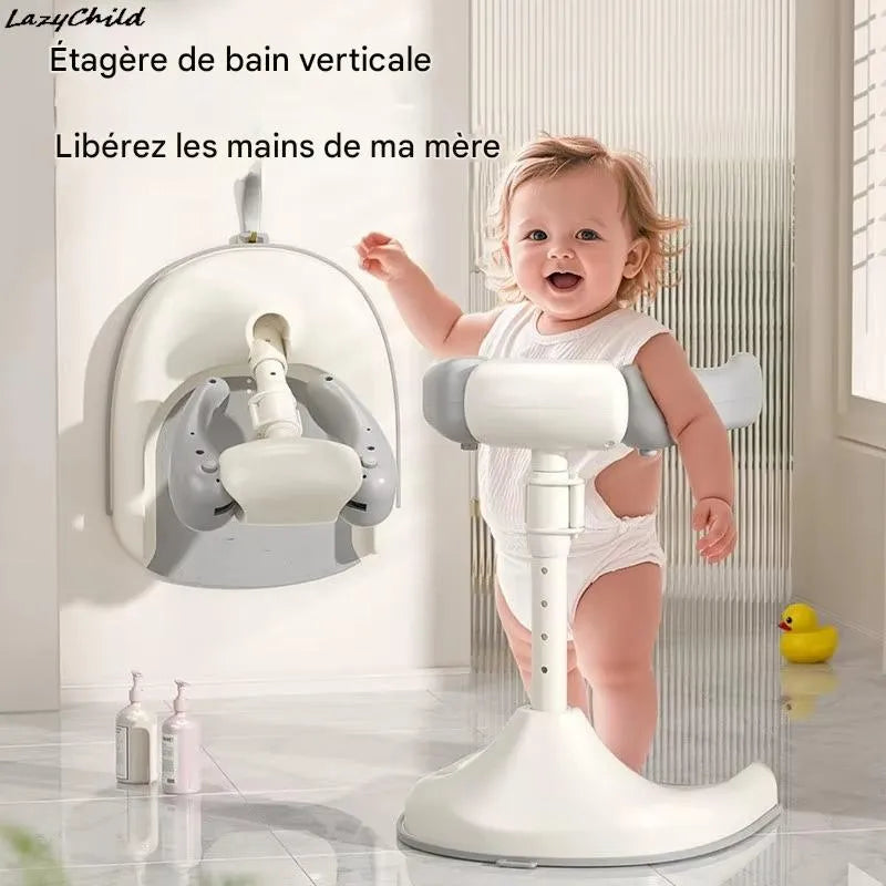Support de bain bébé sur pied antidérapant – maintien ergonomique