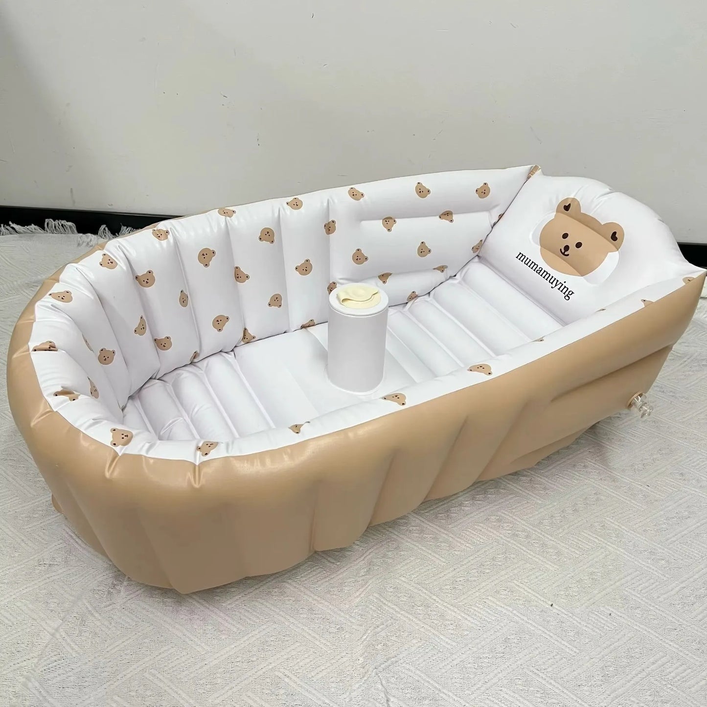 Baignoire pour bébé gonflable avec pompe, variante Petit Ours