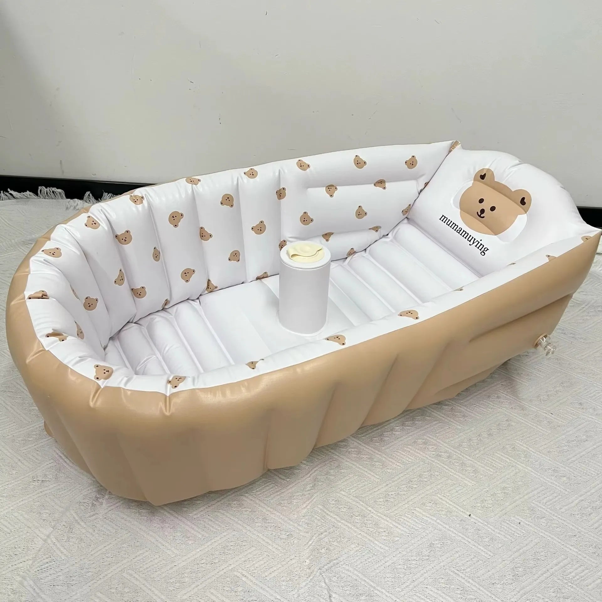 Baignoire pour bébé gonflable avec pompe, variante Petit Ours
