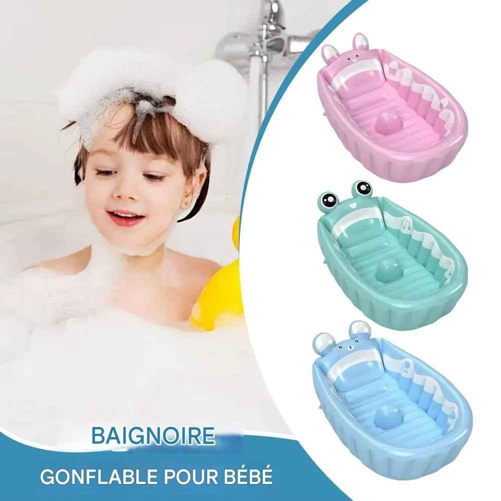 Baignoires bébé gonflables évolutives disponibles en plusieurs coloris
