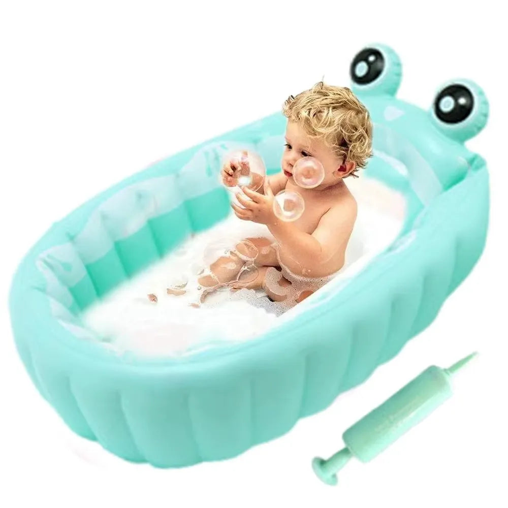 Baignoire bébé gonflable évolutive verte Grounoille
