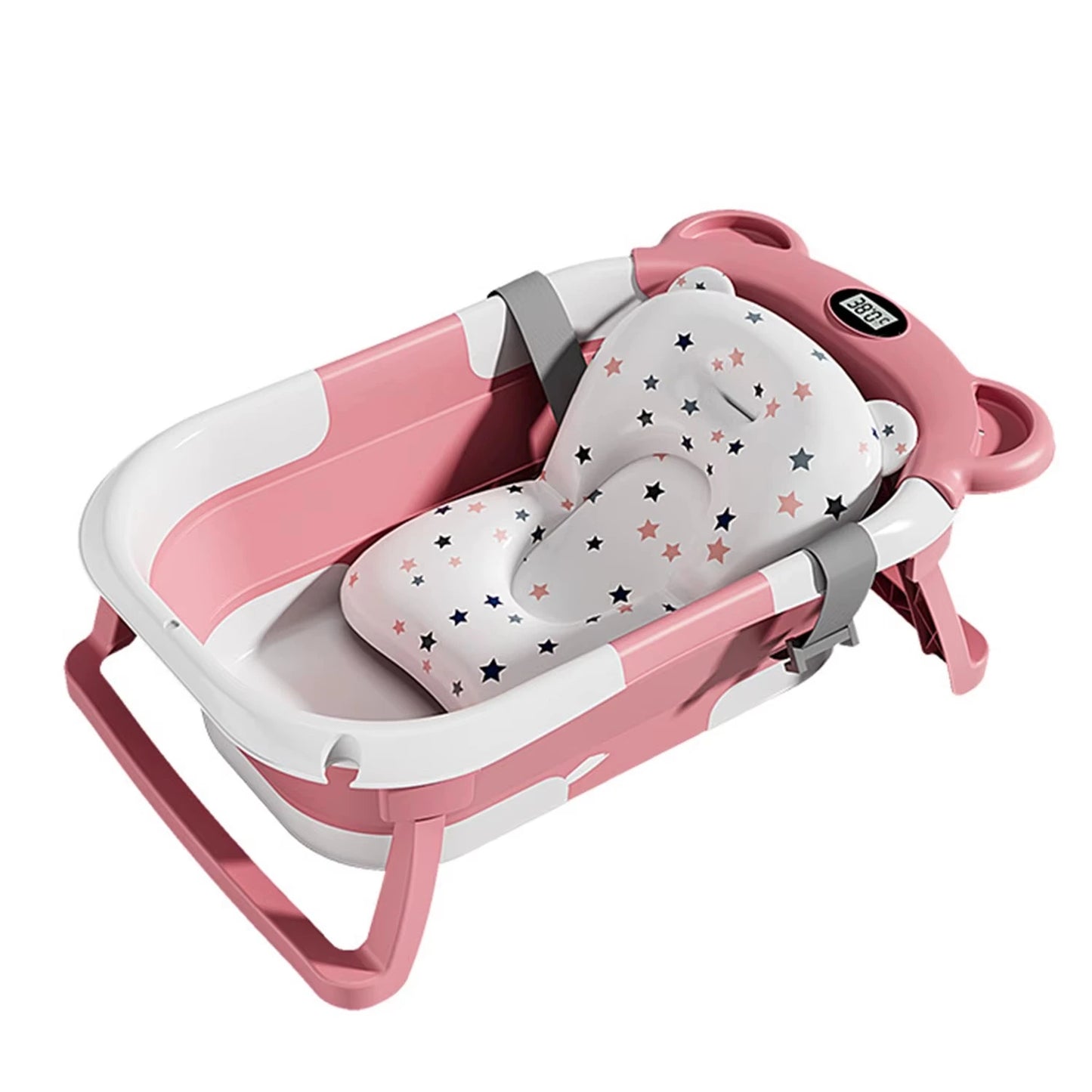 Baignoire bébé pliable Ourson rose