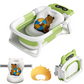 Baignoire bébé pliable panda couleur verte