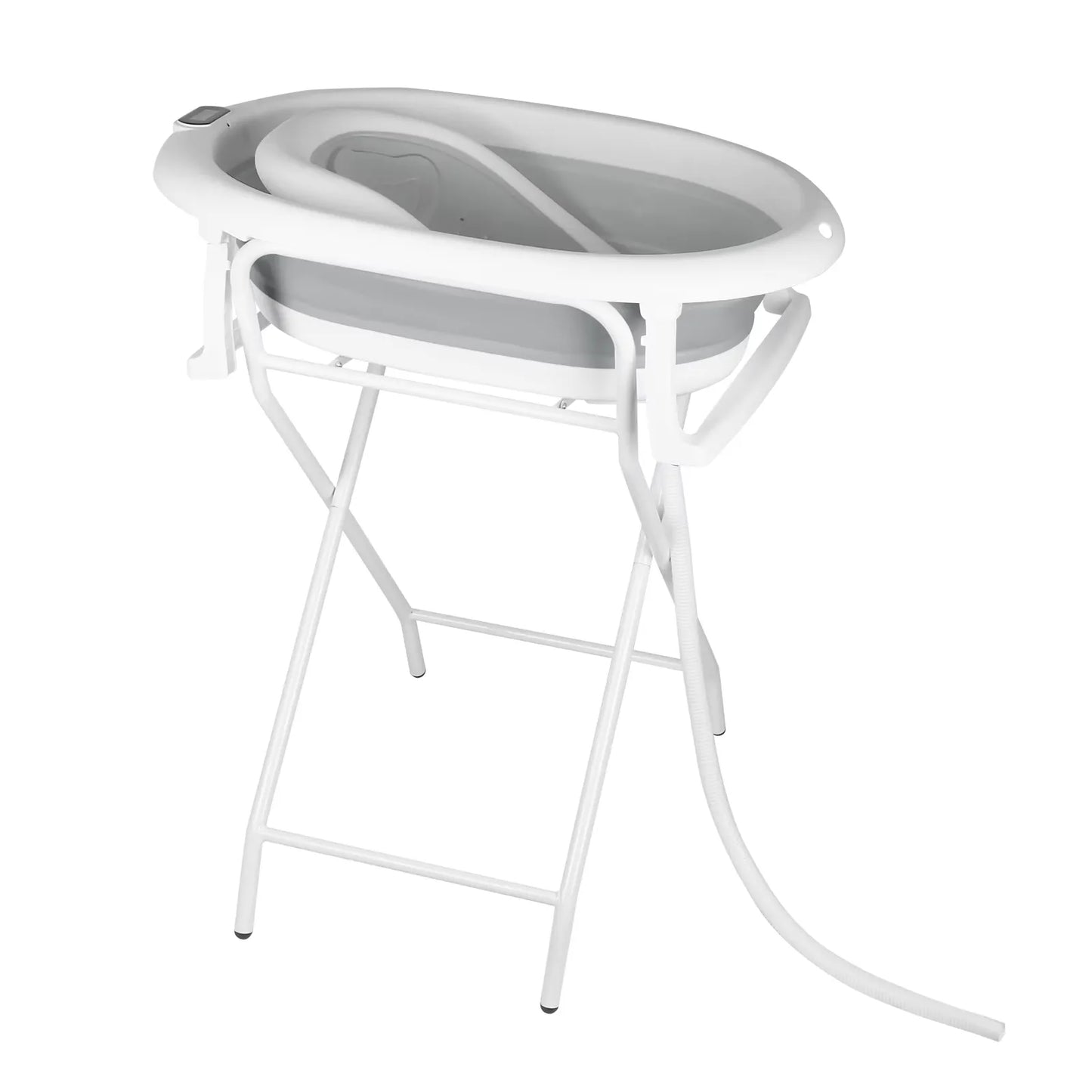 Baignoire pour bébé sur pied pliable, variante gris