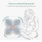 coussin de baignoire bébé réconfortant fleur douce en forme de fleur à quatre pétales