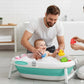 Coussin de baignoire bébé enveloppant cocon de bain utilisé dans une baignoire avec bébé
