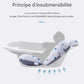Coussin de baignoire bébé ourson ergonomique compatible avec plusieurs types de baignoires