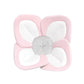 Coussin de baignoire pour bébé en forme de fleur douce variante rose