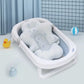 Coussin baignoire bébé nuage flottant : installation