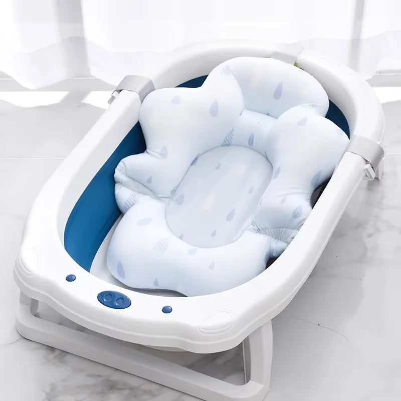 Coussin baignoire bébé nuage flottant variantes goutte d'eau