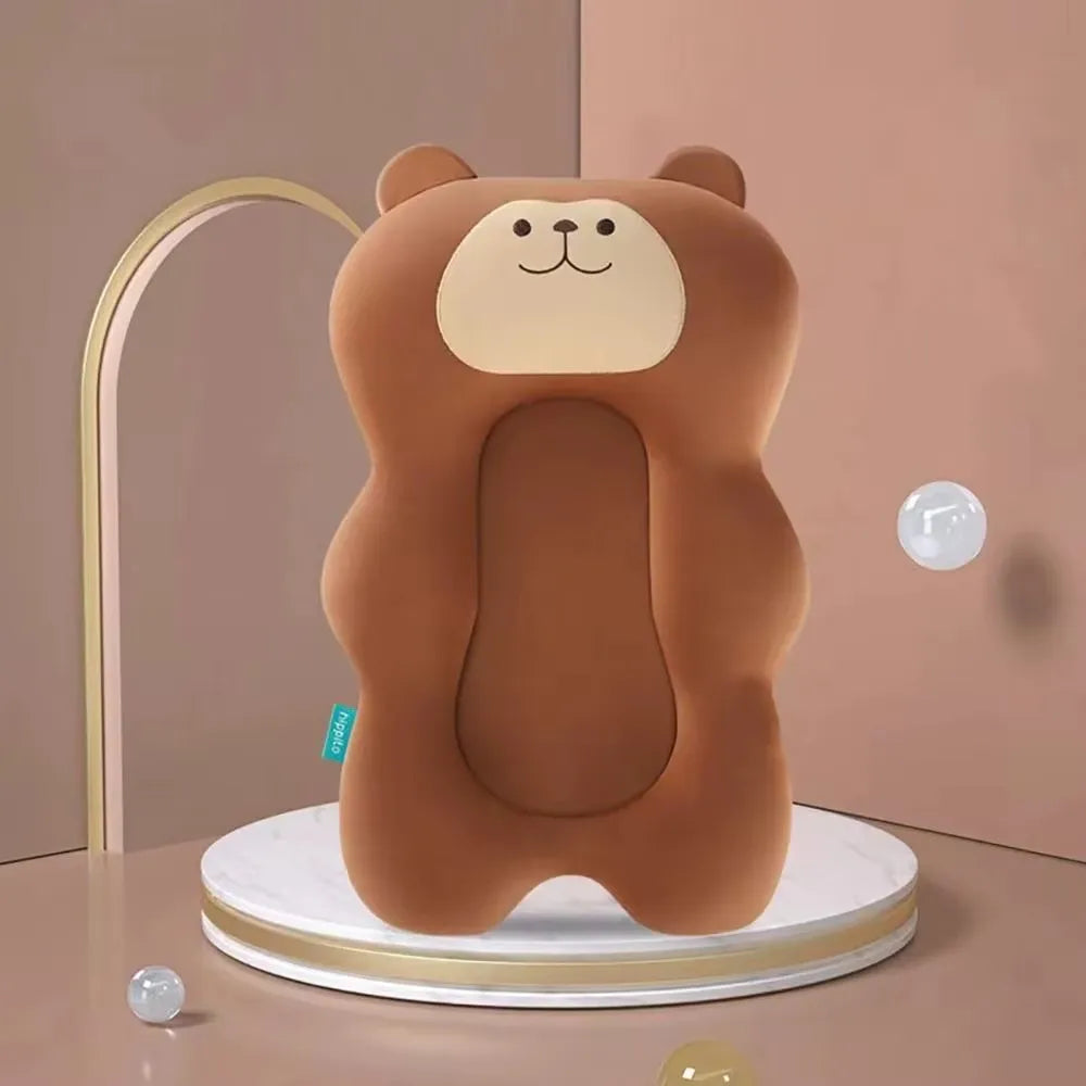 Coussin de bain pour bébé, en forme de singe.
