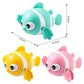 Dimension jouet bain bébé poisson.