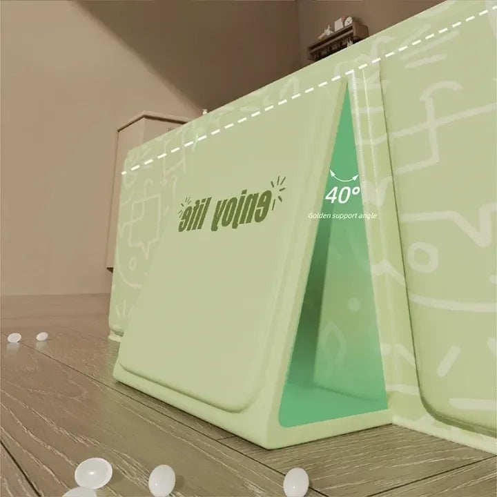 Mode de pliage de la grande baignoire bébé pour un rangement facile