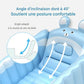 Inclinaison ergonomique à 45 degrés pour le maintien du dos de bébé