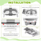 Installation étape par étape de la baignoire bébé pliable design grenouille
