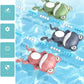 Jouets de baignoire bébé grenouille en plusieurs couleurs font la coursse