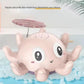 Jouet de bain bébé pieuvre fontaine d’eau pour baignoire et piscine