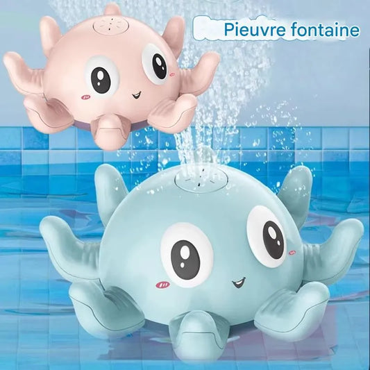 Jouet de bain bébé pieuvre en plastique ABS résistant