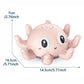 Taille et proportions du jouet de bain bébé pieuvre fontaine lumineuse