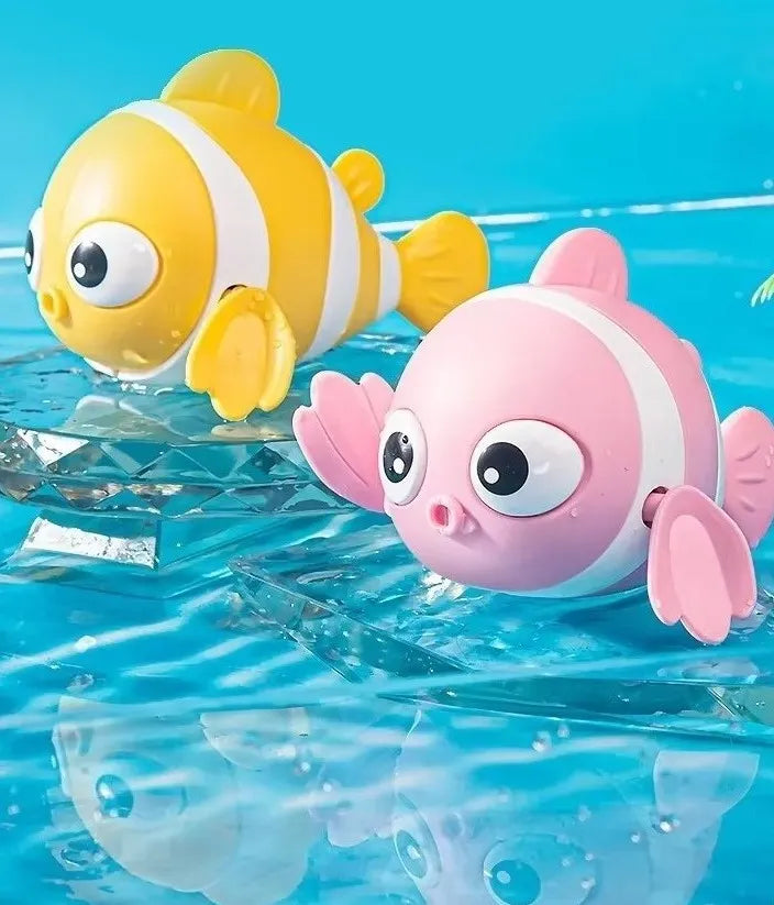 Jouet de bain bébé poisson nage mécanique flottant dans l’eau