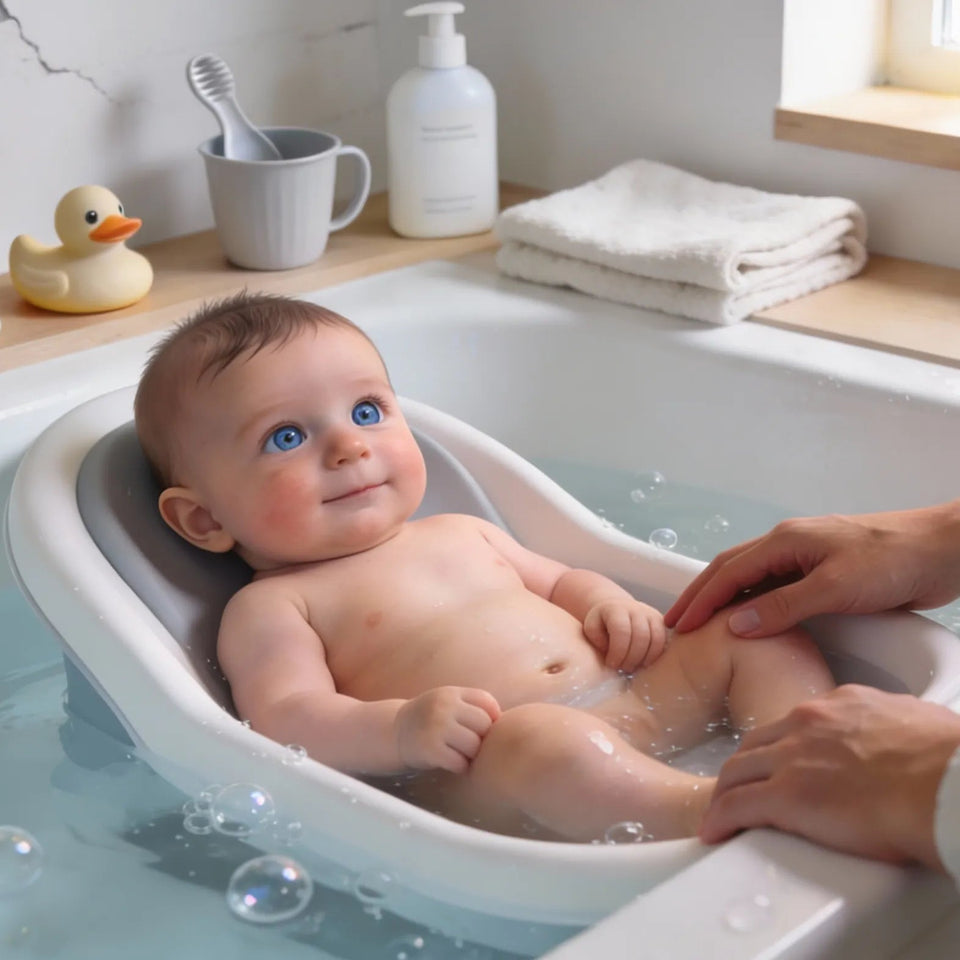  Transat de baignoire bébé pour maintien pendant le bain