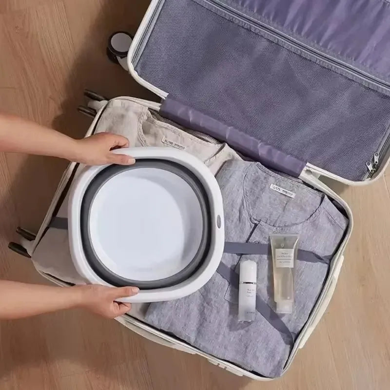 Petite baignoire bébé pliable facile à transporter en déplacement