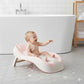 Transat de bain pour bébé avec thermomètre intégré. Bébé est confortablement installé pendant le bain, même tout seul.l