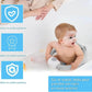 Dossier ergonomique du siège de baignoire bébé enveloppant pour un bon maintien du dos