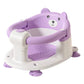 Siège baignoire enveloppant pour bébé avec protection 360° en variante violette.