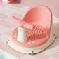Siège baignoire bébé sécurisé, maintien stable, variante rose.
