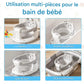 Siège de baignoire bébé protection 360° utilisable dans la baignoire ou sur surface plane