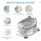 Ventouses antidérapantes assurant la stabilité du siège de baignoire bébé protection 360°