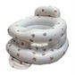 Siège de bain pour bébé gonflable en design ourson.