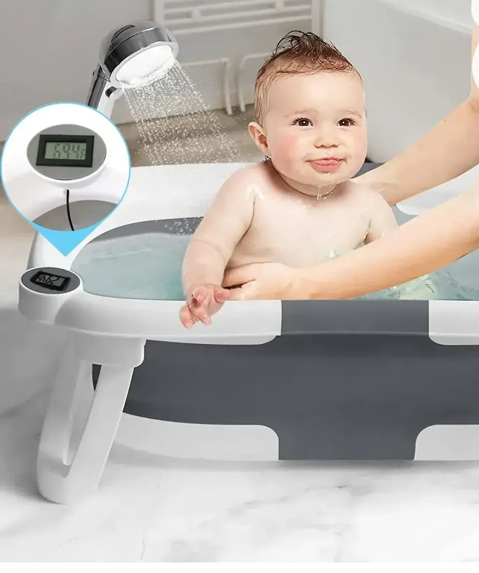 Thermomètre intégré pour contrôler la température du bain bébé