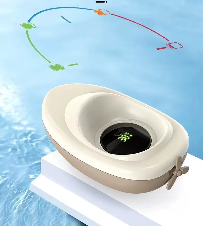 Thermomètre de bain bébé flottant avec indicateur visuel de température pour bain sécurisé