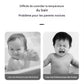 Illustration des risques d’une eau trop chaude ou trop froide pour le bain de bébé