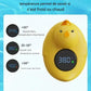 Thermomètre de bain bébé canard avec voyant lumineux tricolore indiquant eau froide, correcte ou trop chaude